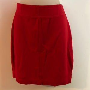 Catch My I Vibrant Red Wide Waist Stretch Pencil Skirt L